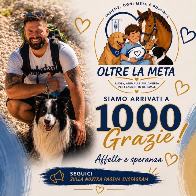 I primi 1.000 follower: grazie!