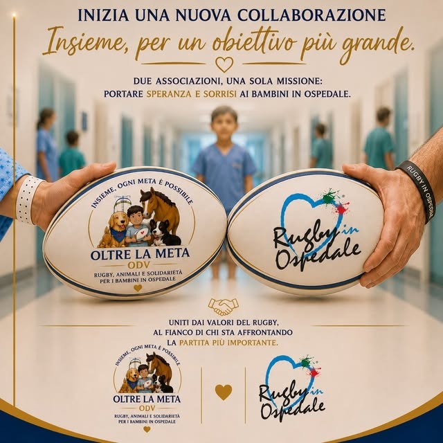 La collaborazione con Rugby in Ospedale